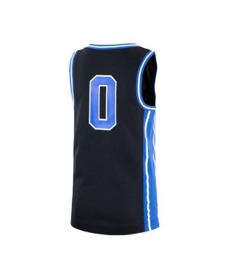 Youth Boys #0 Black Duke Blue Devils Icon Replica Basketball Jersey