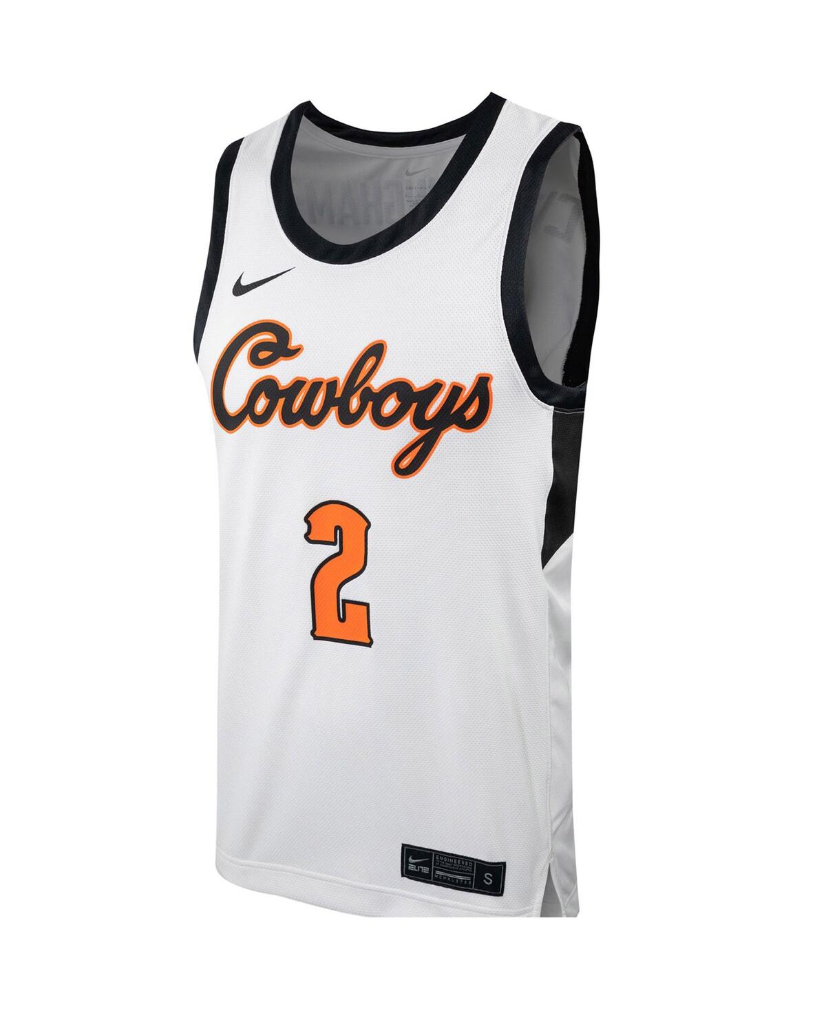 Men's Nike Cade CunninghamOklahoma State Cowboys Replica Basketball Jersey - White