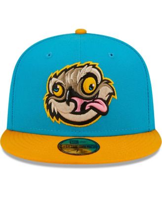 Men's Aqua, Orange Locos de Lansing Copa De La Diversion 59FIFTY Fitted Hat