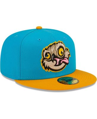 Men's Aqua, Orange Locos de Lansing Copa De La Diversion 59FIFTY Fitted Hat