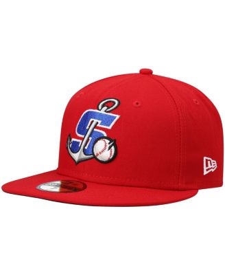 Men's Red Stockton Ports Authentic Collection Team Home 59FIFTY Fitted Hat