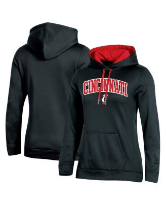 Women's Black Cincinnati Bearcats Arch Logo 2.0 Pullover Hoodie
