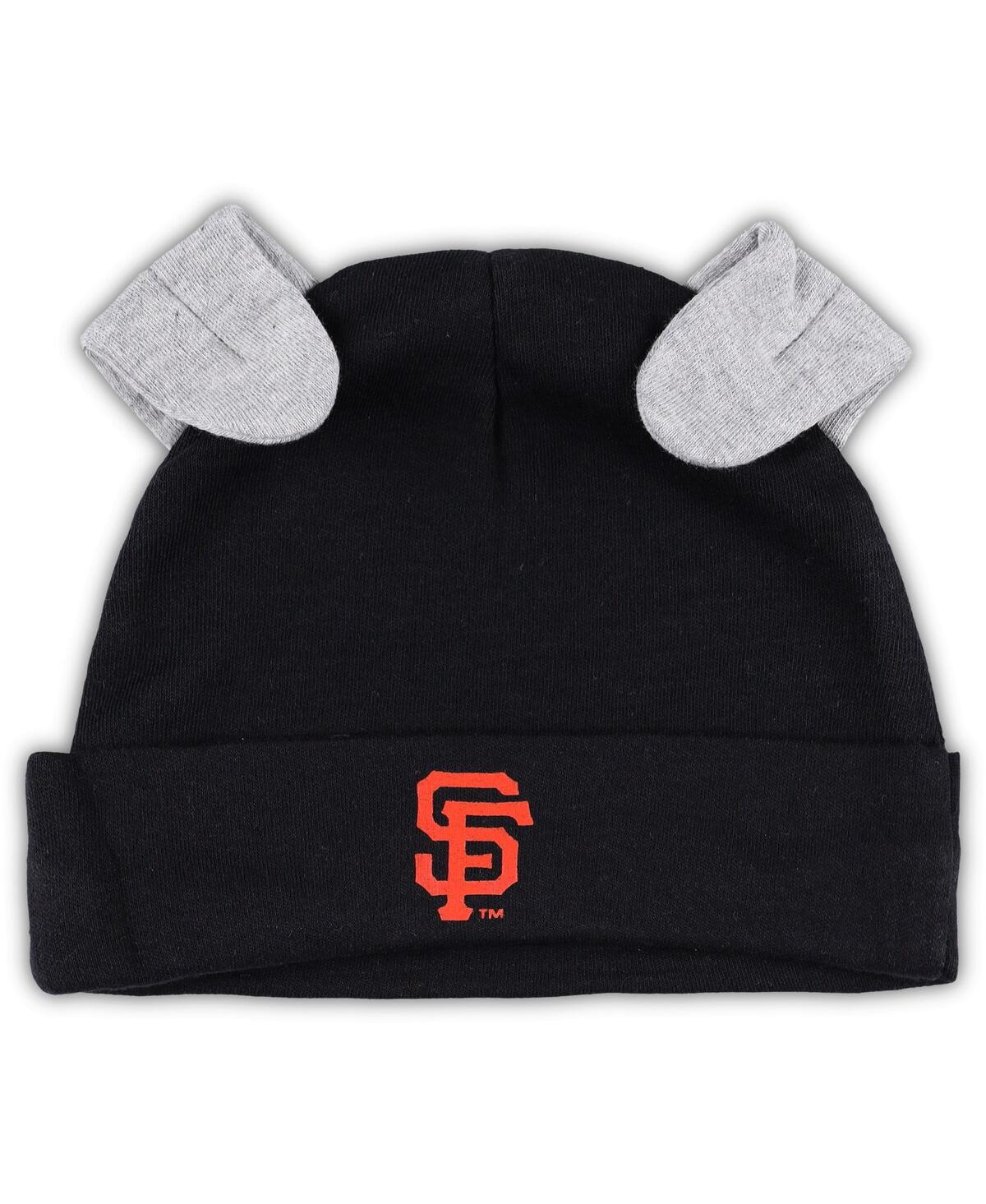 Newborn and Infant Boys and Girls White San Francisco Giants Dream Team Bodysuit, Hat and Footed Pants Set - White