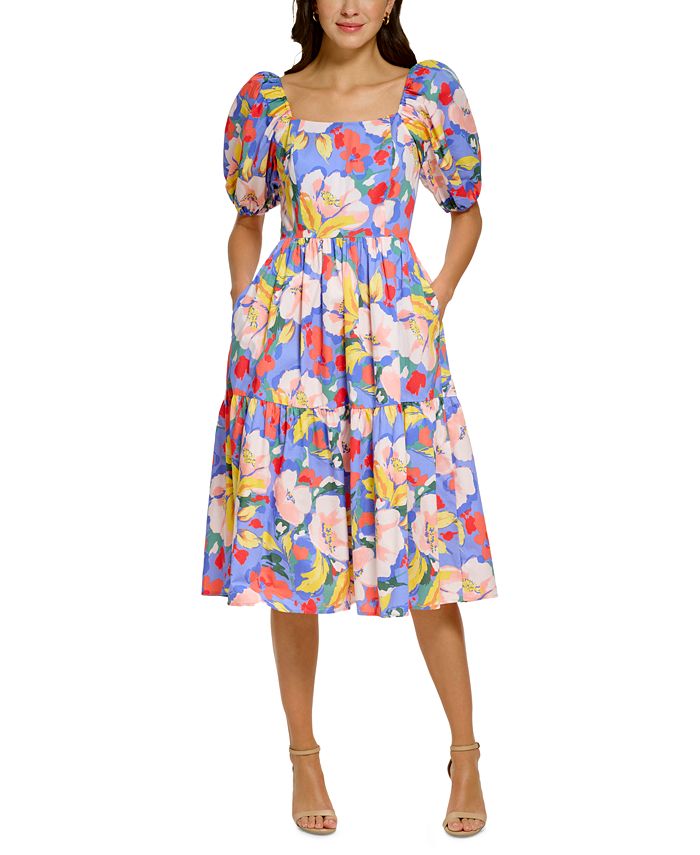 Vince camuto online puff sleeve dress