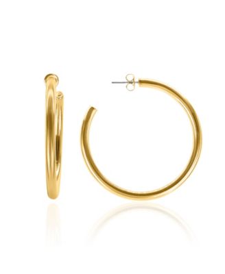 Liv 2" Medium Hoops in 18k Gold- Plated Brass, 50mm 