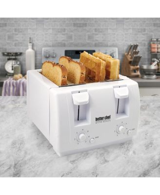 4 Slice Dual Adjustable Browning Control Toaster