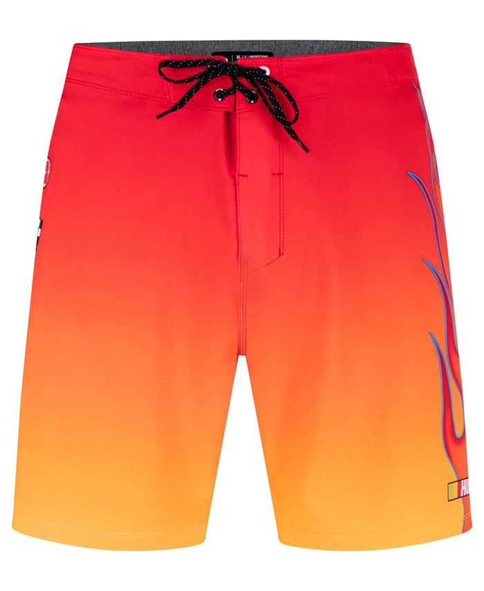 nek oosters volwassen Hurley Men's Phantom Nascar Flames Drawstring Board Shorts & Reviews -  Swimwear - Men - Macy's