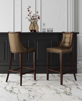 Fifth Avenue Leatherette Upholstered Barstool