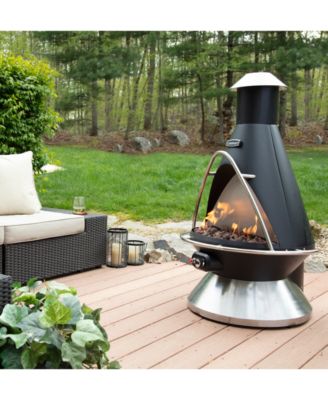 COH-600 Chimenea Steel Propane Outdoor Fire Pit