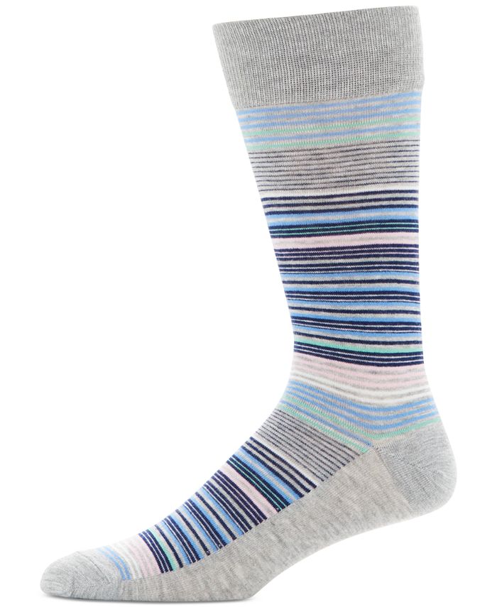 Perry Ellis Portfolio Men's MoistureWicking Stripe Crew Socks Macy's