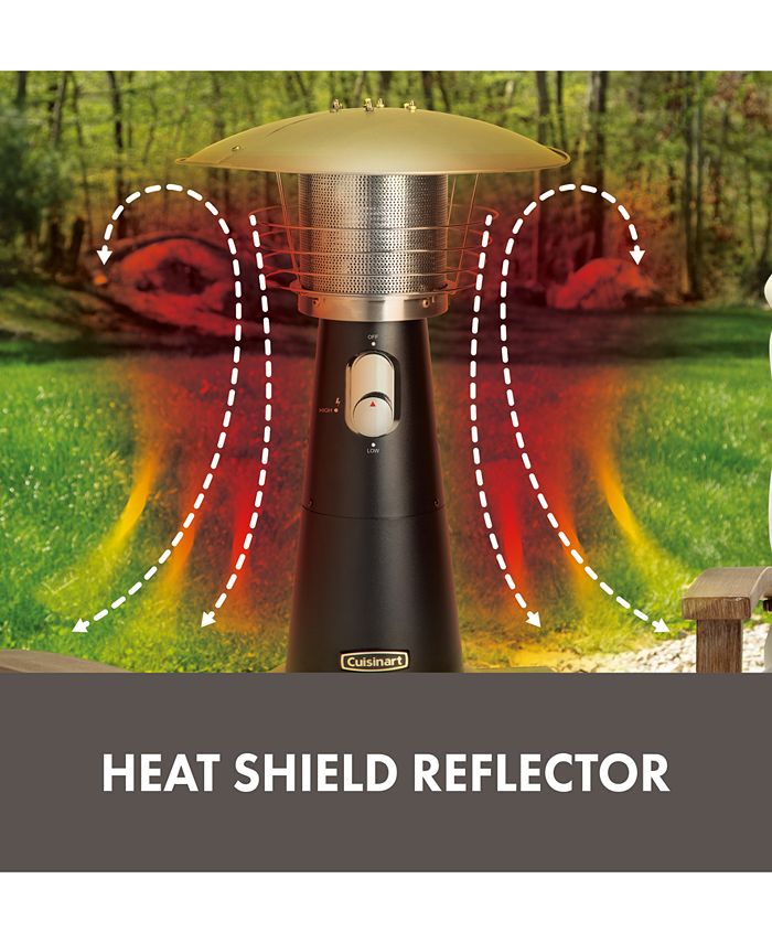 Cuisinart COH500 Portable Tabletop Propane Steel Patio Heater Macy