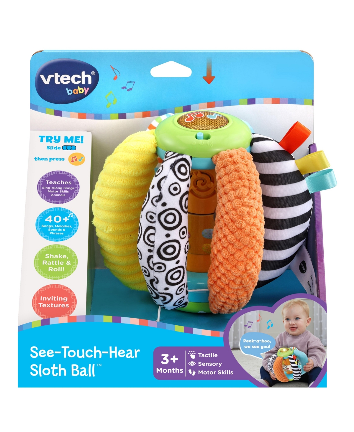 Shop Vtech See Touch Hear Sloth Ball In Multi