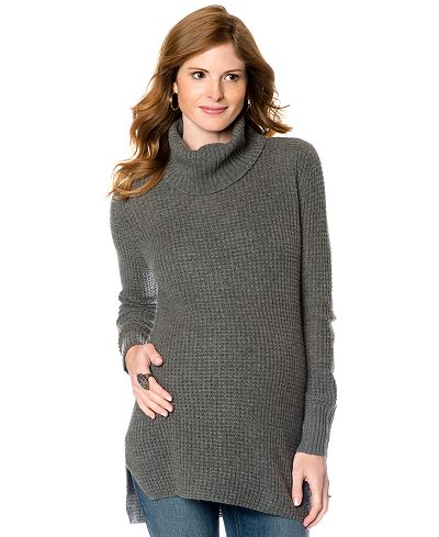 A Pea In The Pod Maternity Sweater, Long Sleeve Cable Knit