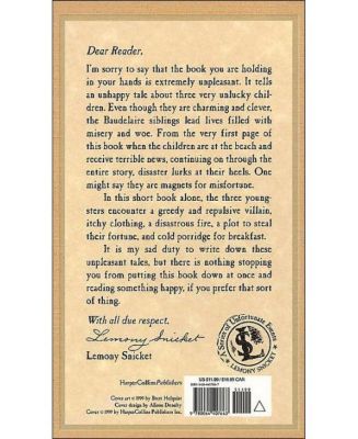 The Bad Beginning: Book the First (A Series of Unfortunate Events) by Lemony Snicket