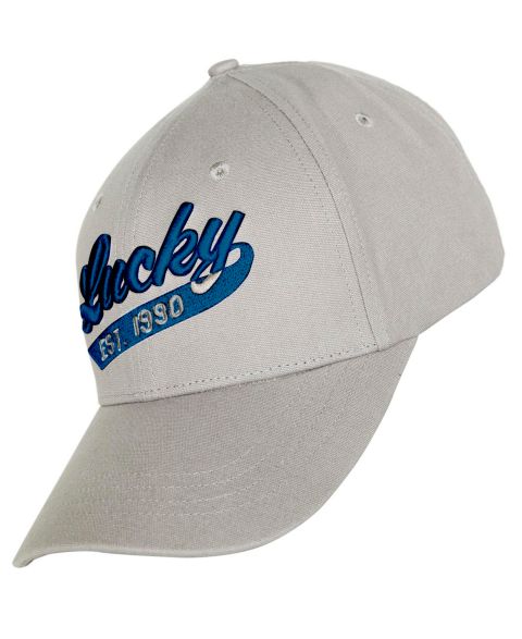Женская кепка Lucky Brand Lucky 1990 Embroidered Dad Hat, цвет: Светлый серый