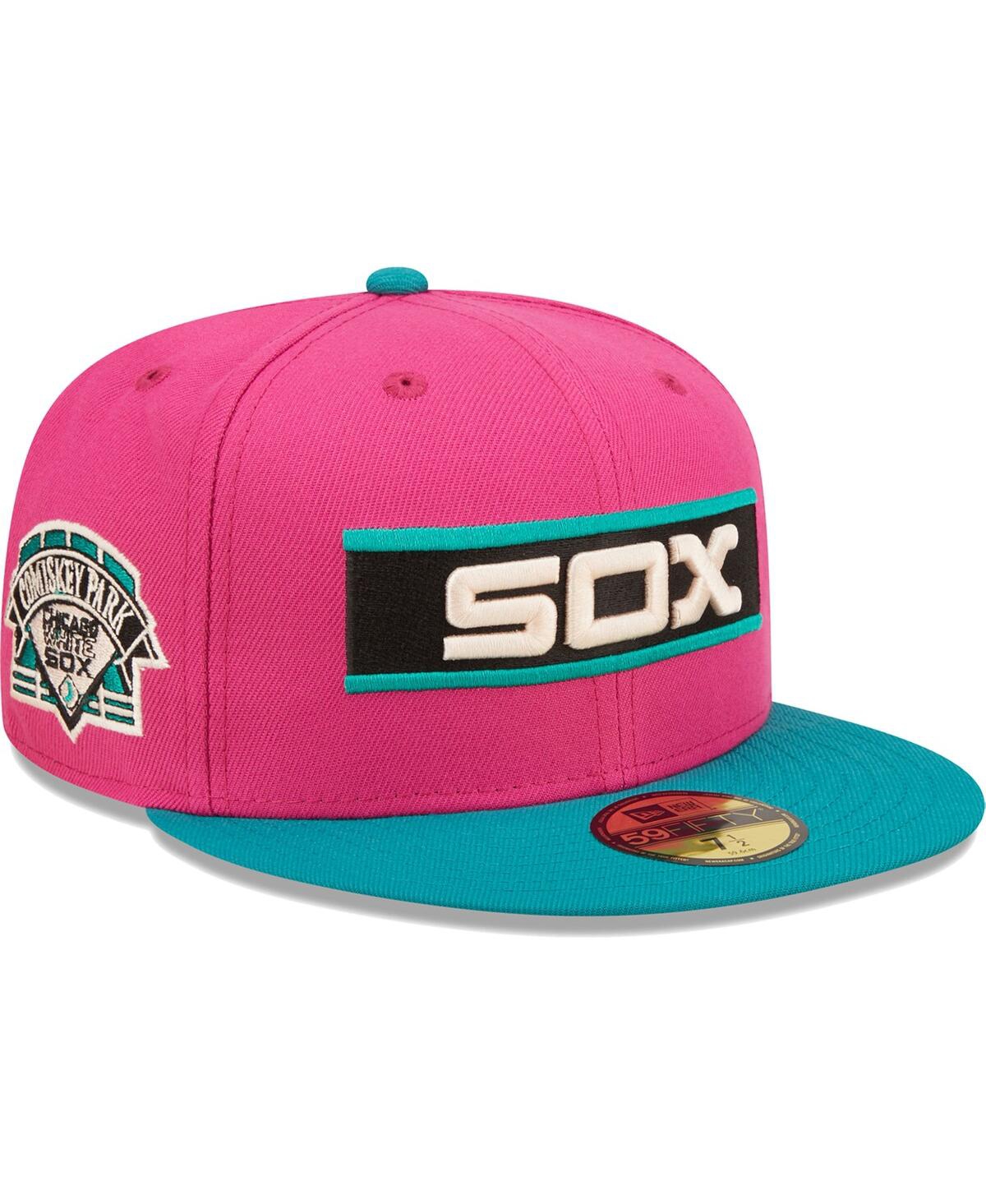 Men's New Era Green Chicago White Sox Cooperstown Collection Comiskey Park Passion Forest 59FIFTY Fitted Hat - Green