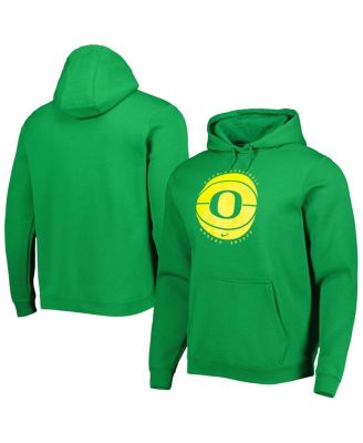 Men's Green Oregon Ducks Basketball Pullover Hoodie