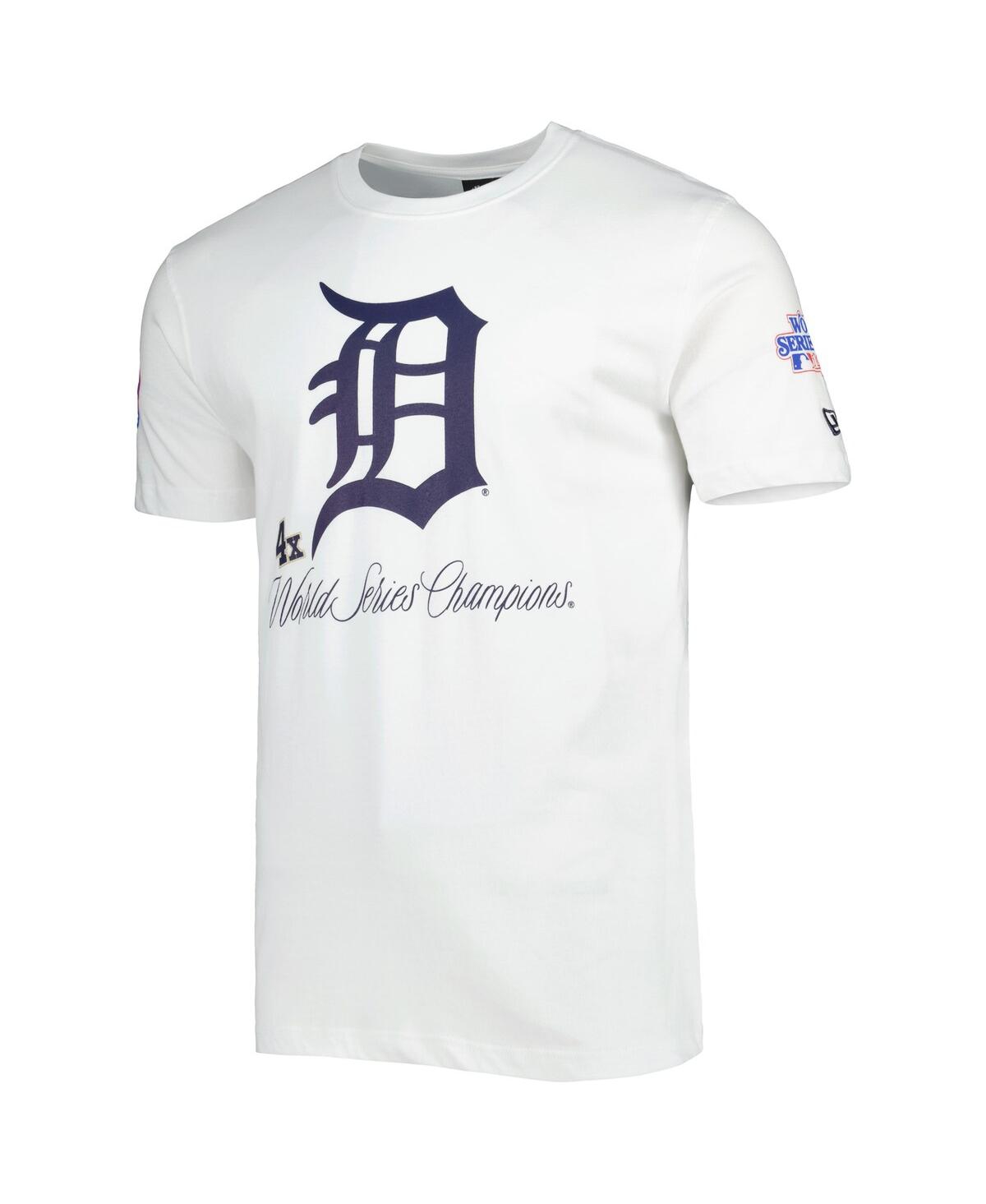 Shop New Era Men's  White Detroit Tigers Historical Championship T-shirt