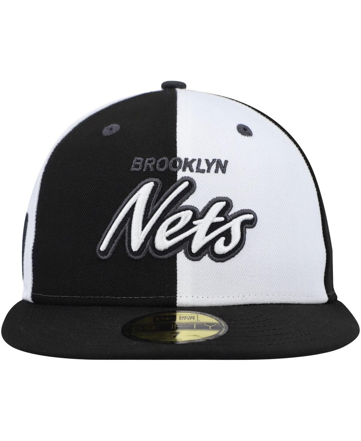 Men's New Era White Brooklyn Nets Griswold 59FIFTY Fitted Hat - White