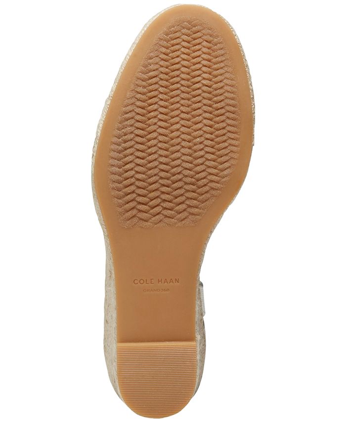 Cole Haan Women's Cloudfeel Ankle-Strap Espadrille Wedge Sandals - Macy's