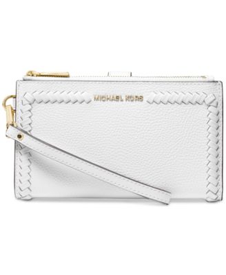 Michael Kors - Jet Set Double Zip Leather Wristlet