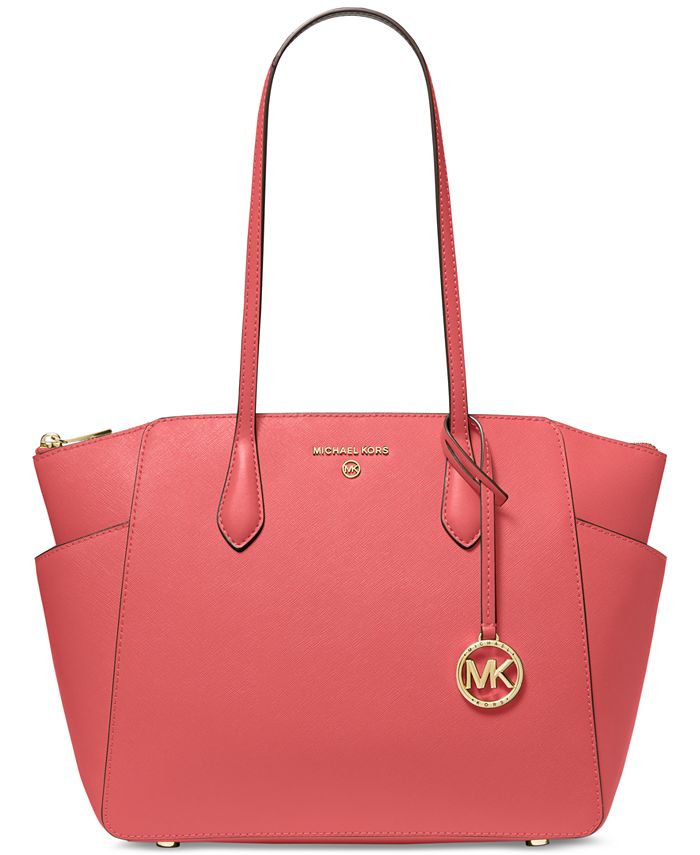 Michael Kors Marilyn Medium Top-Zip Leather Tote & Reviews - Handbags &  Accessories - Macy's