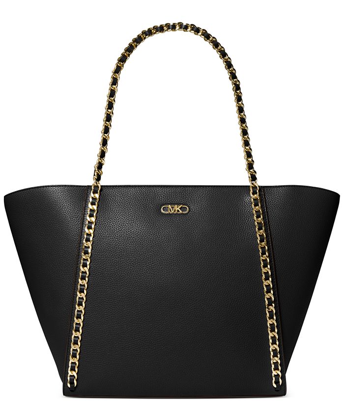 Michael Kors Westley Large Top Zip Leather Chain Tote & Reviews - Handbags  & Accessories - Macy's