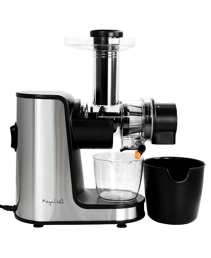 MegaChef Masticating Slow Juicer Extractor with Reverse Function, Cold
