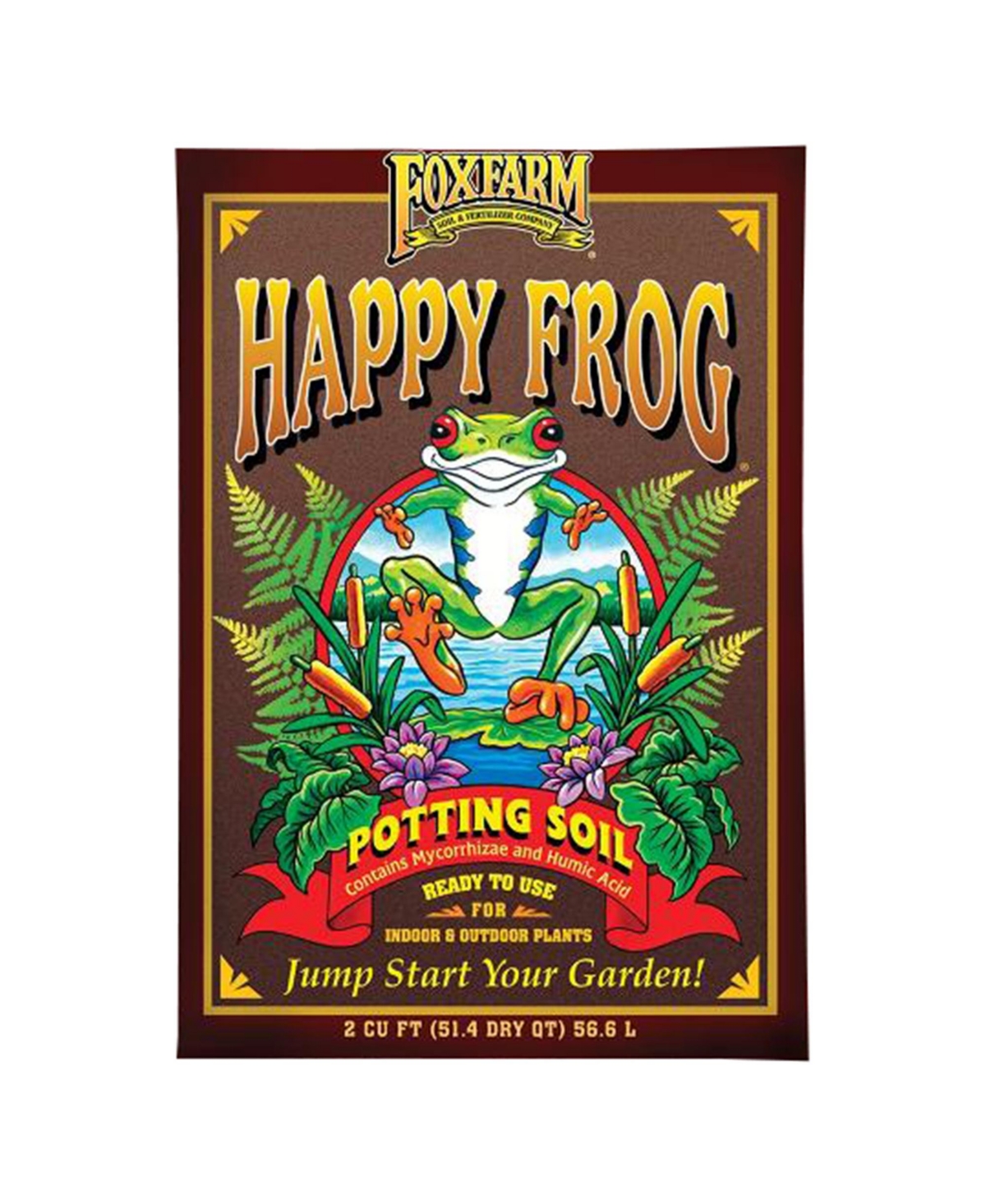 Fox Farm FX14047 Happy Frog Potting Soil, 2-Cubic Feet - Multi