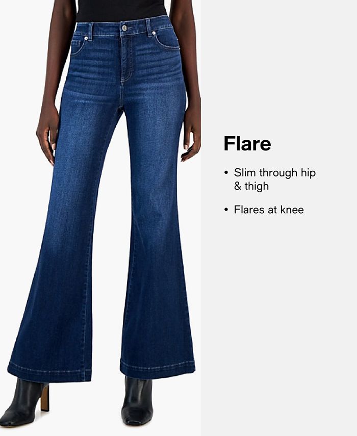 DKNY Jeans Women's High-Rise Flare Jeans - Macy's