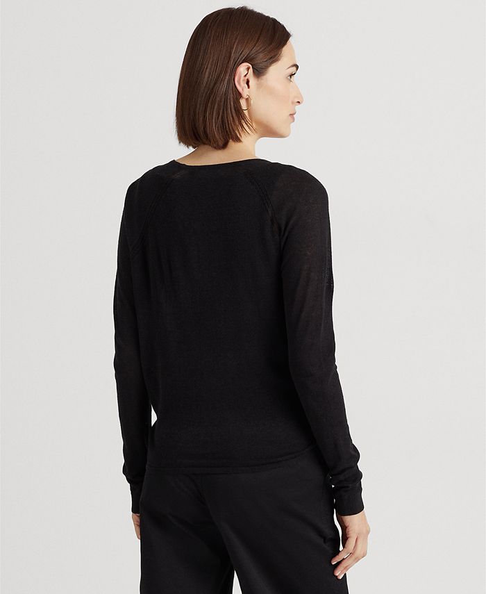 LAURANNA LINEN ROUND NECK SWEATER main image 1