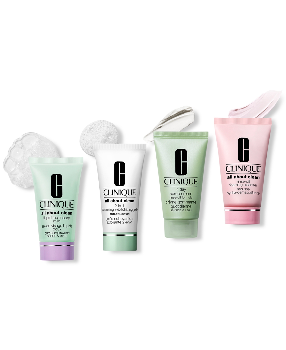 Clinique 4-pc. Travel Cleansers Set In -pc. Cleanser Set
