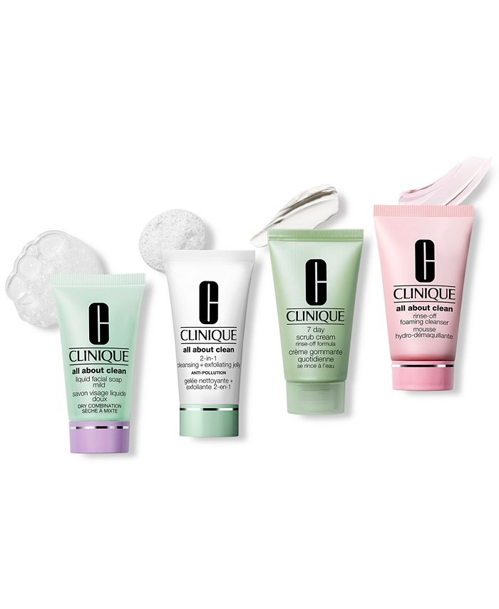 Clinique 4Pc. Travel Cleansers Set Macy's