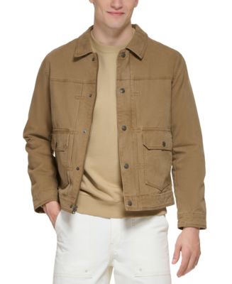 Polo Ralph Lauren Washed Leather Utility Jacket for Men