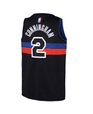 Big Boys Cade Cunningham Black Detroit Pistons 2022/23 Swingman Jersey - Statement Edition