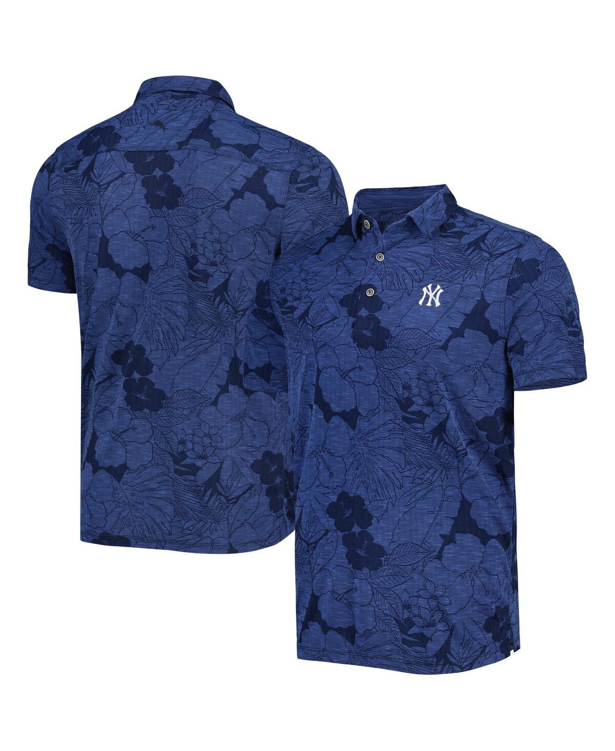 Shop Tommy Bahama Men's  Navy New York Yankees Miramar Blooms Polo Shirt