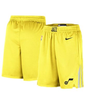 Men's Gold Utah Jazz 2020/21 Association Edition Swingman Performance Shorts