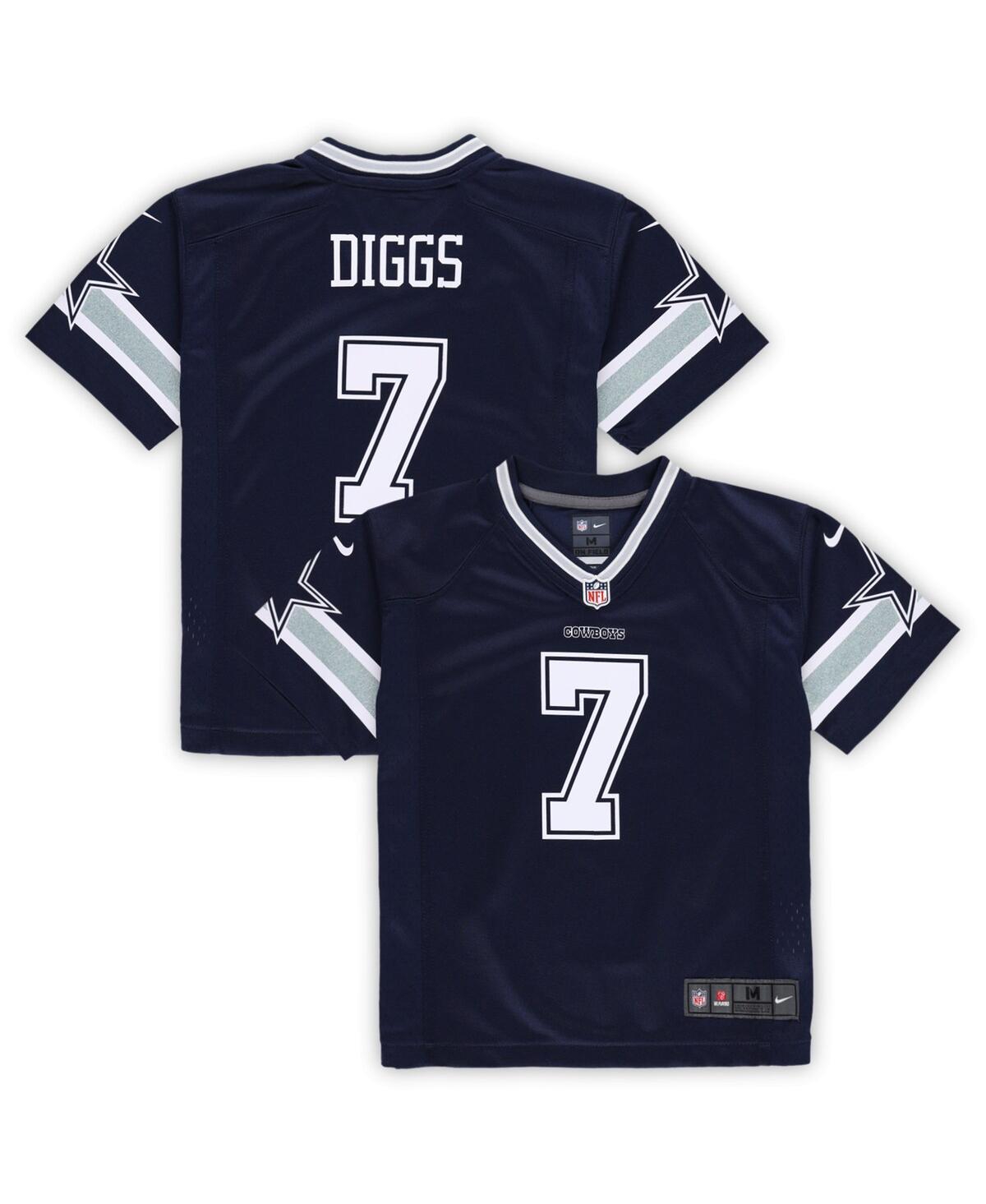 Preschool Boys and Girls Nike Trevon DiggsDallas Cowboys Game Jersey - Navy