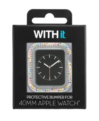 Rainbow Crystal Decorative Case designed for Apple Watch&reg; 40mm