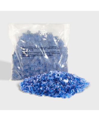 Fire Pit Fire Glass Tempered Glass Rocks for Fireplace Accessories