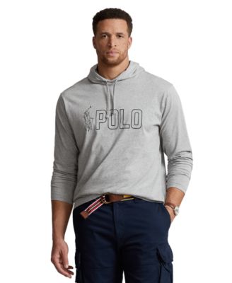 Polo Ralph Lauren - Men's Big & Tall Logo Jersey Hooded T-Shirt