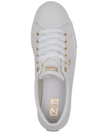 Keds Women's Jump Kick Leather Sneakers - Black - Size 8 main image 0