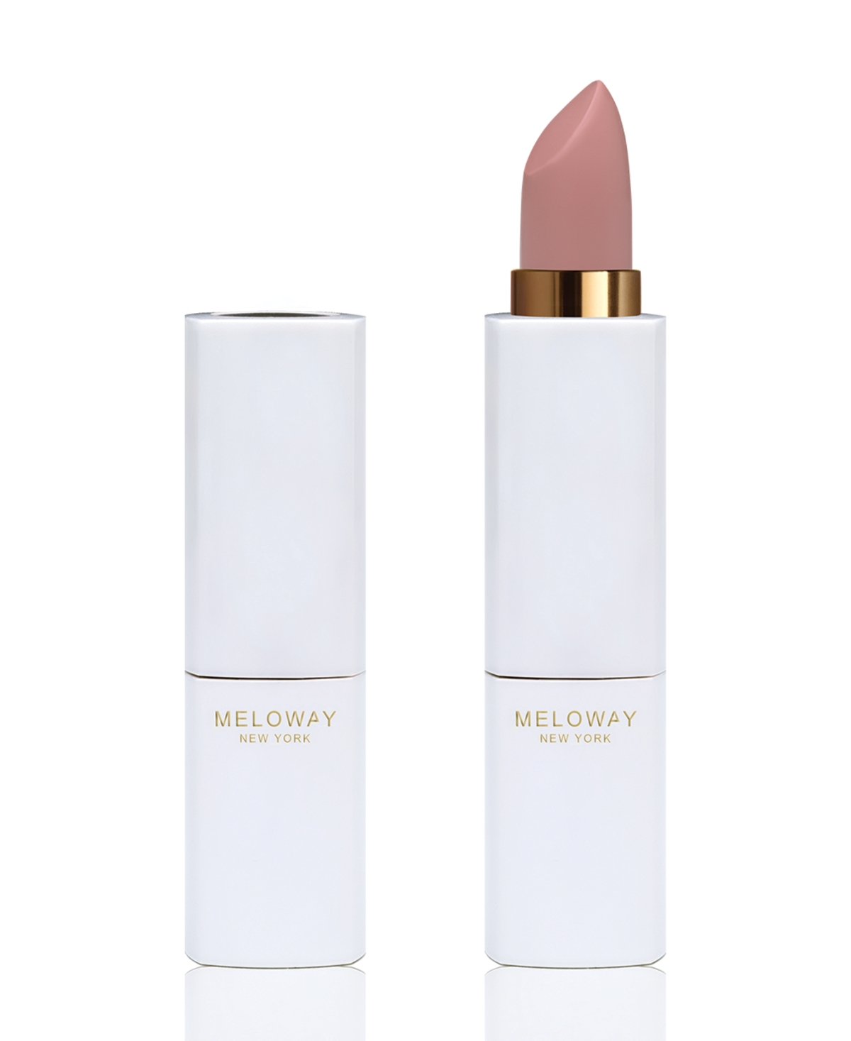 Meloway Hi-rise Hydrating Matte Lipstick, 0.152 oz In Naked Peach