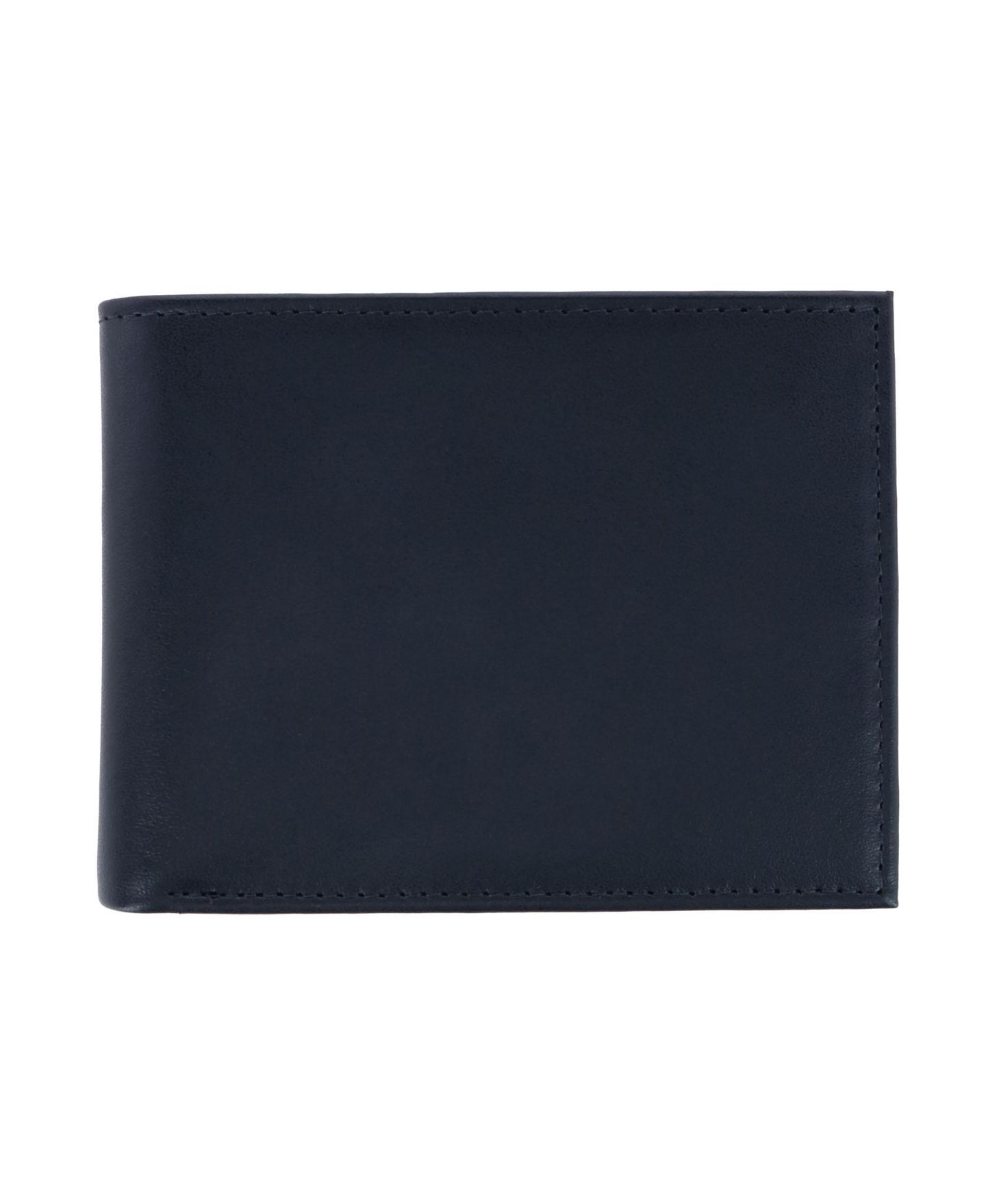 Мужской кошелёк TRAFALGAR Sergio Genuine Leather RFID Bi-Fold Passcase Wallet, цвет: Чёрный — фото 1
