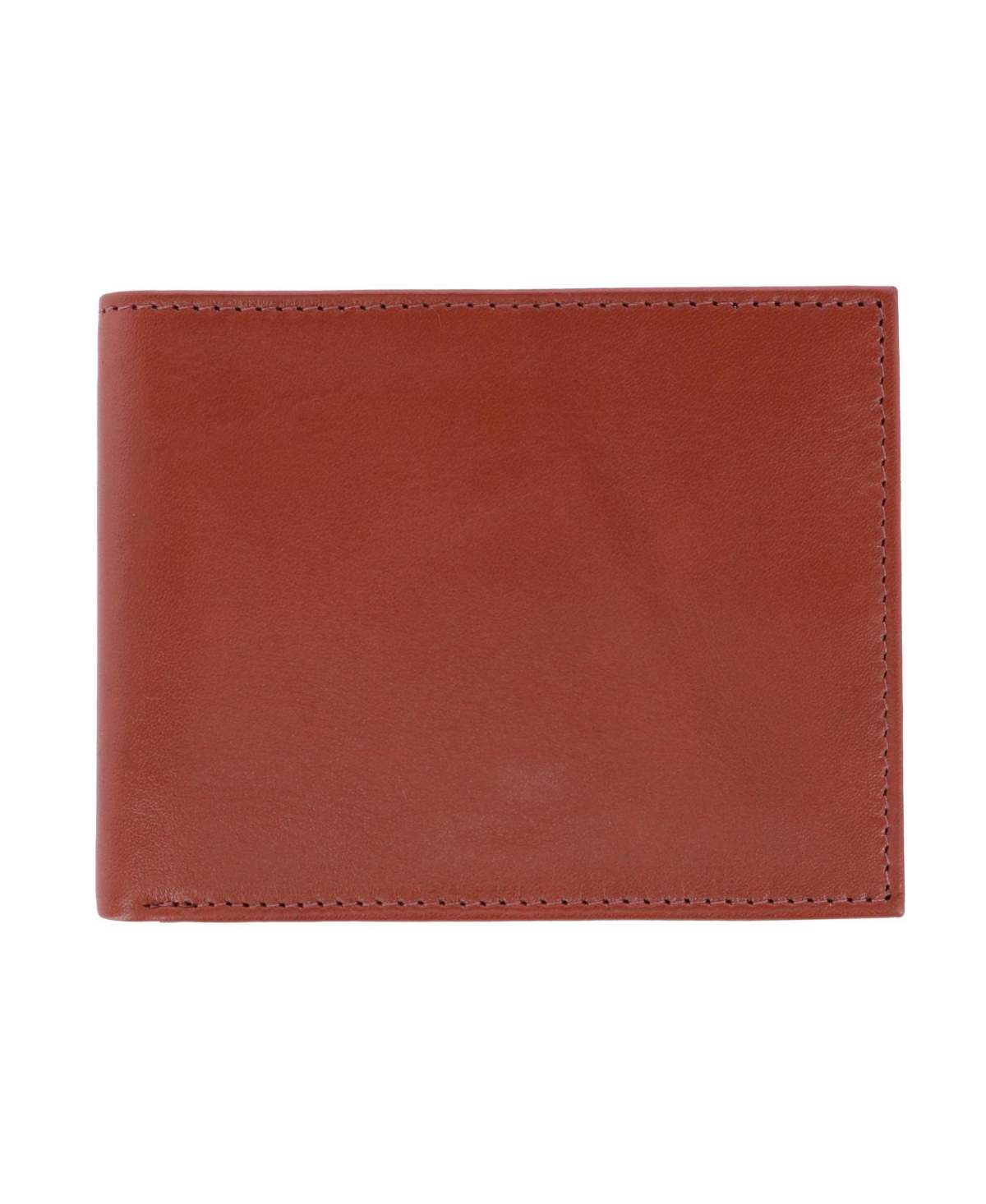 Men's Sergio Genuine Leather Rfid Bi-Fold Passcase Wallet - Tan
