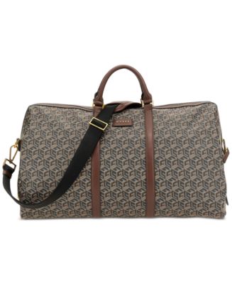 GUESS Men's Ederlo Adjustable G-Cube Weekender Bag Macy's