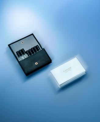 Men's 9-Pc. Black Leather Wallet Gift Set