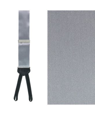 Men's Sutton Solid Color Silk Formal Suspenders | Y-Back, Adjustable Braces