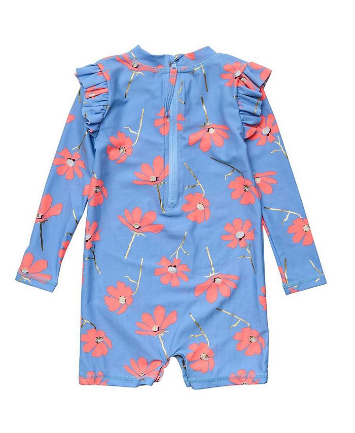 Snapper Rock Infant Girls Beach Bloom LS Sunsuit - Macy's