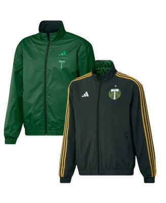 Men's adidas Green Portland Timbers 2023 On-Field Anthem Full-Zip